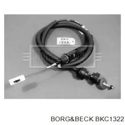 BKC1322 Borg&beck cable de embrague