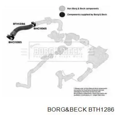 5080325 Autotechteile tubo flexible de aire de sobrealimentación, de turbina