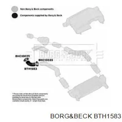 1139450 Ford tubo flexible de aire de sobrealimentación superior derecho