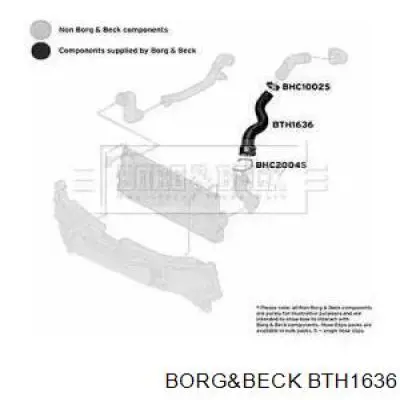 7M3145709A VAG tubo flexible de aire de sobrealimentación superior izquierdo