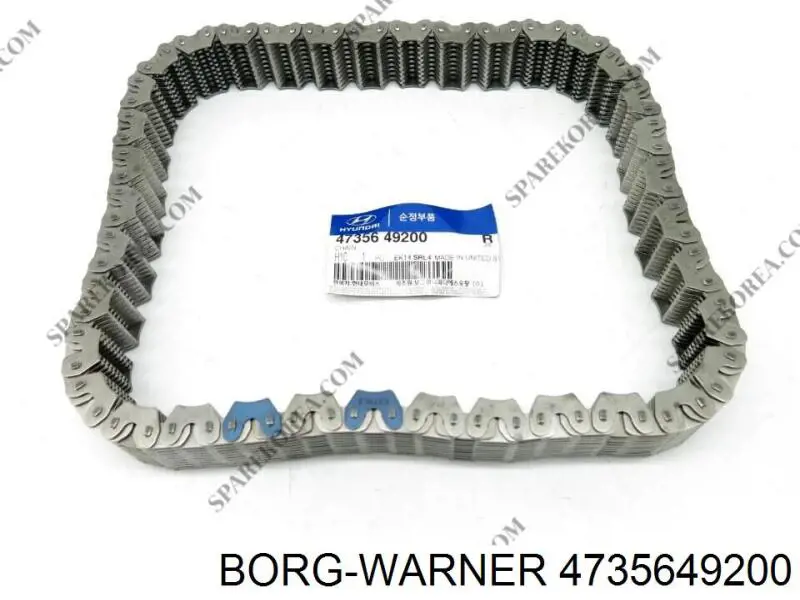 4735649200 Borg-Warner/KKK cadena para caja de transferencia