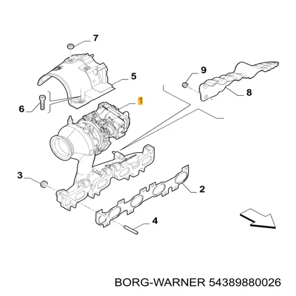 Comprar 55263023 Chrysler Turbo de coche