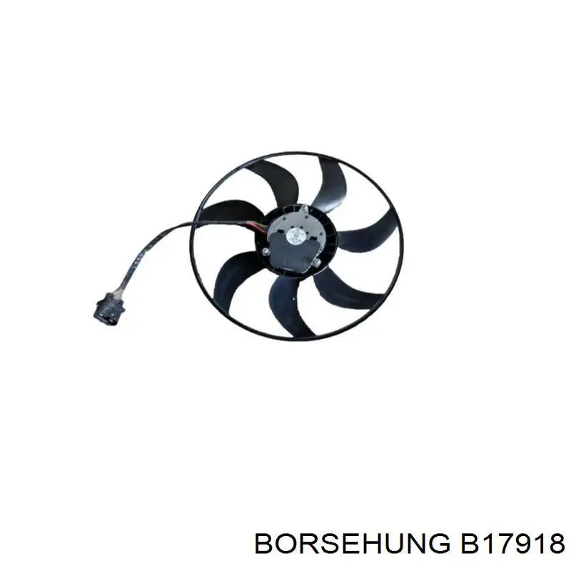 B17918 Borsehung difusor de radiador, ventilador de refrigeración, condensador del aire acondicionado, completo con motor y rodete