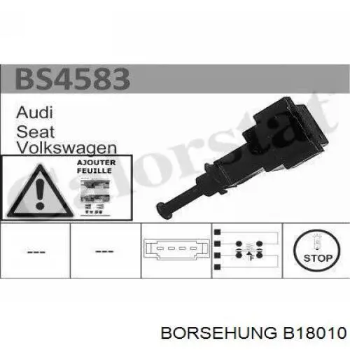 B18010 Borsehung Interruptor luces de freno