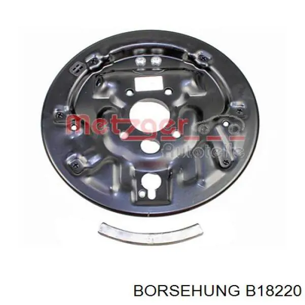 B18220 Borsehung disco de soporte tambor de freno trasero izquierdo