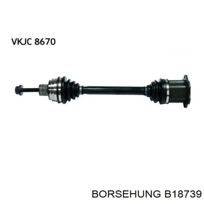 Semieje delantero Borsehung B18739 precio, desde 147,81 EUR