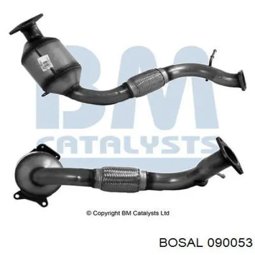 FR6081T Polcar Catalizador de gasolina y diésel