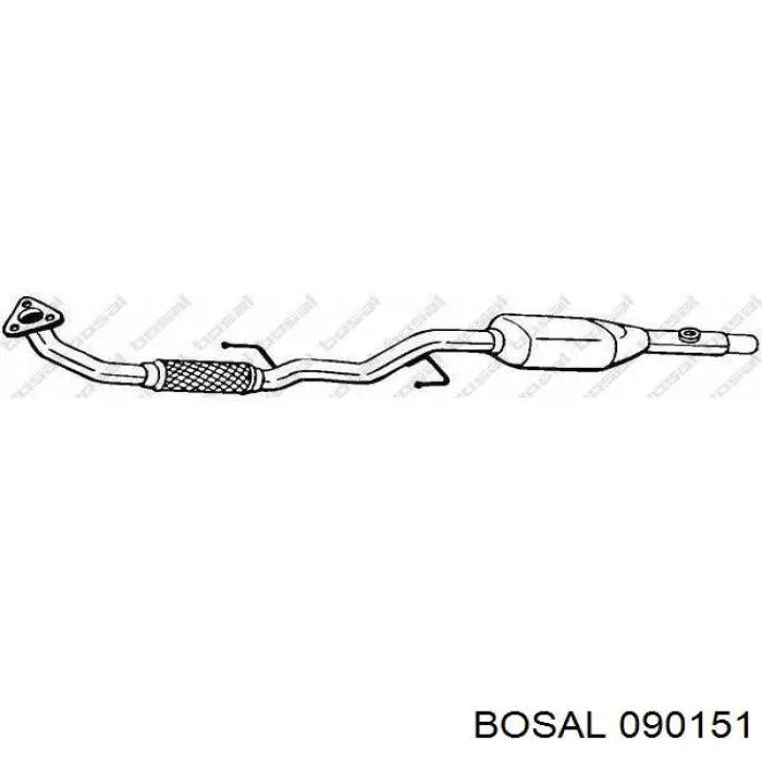 Comprar 090718 Bosal Silenciador delantero