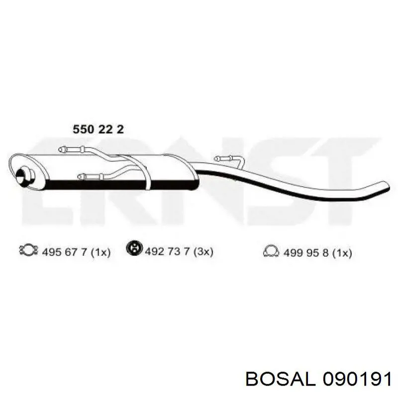 Comprar 036253020SX VAG Colector de escape