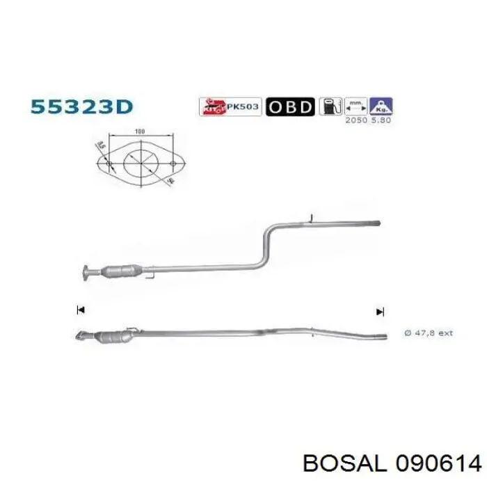 Comprar 51750471 Fiat/Alfa/Lancia Catalizador