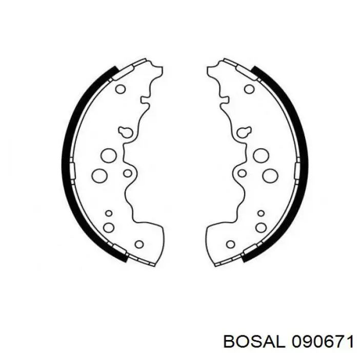 090671 Bosal Catalizador de gasolina y diésel