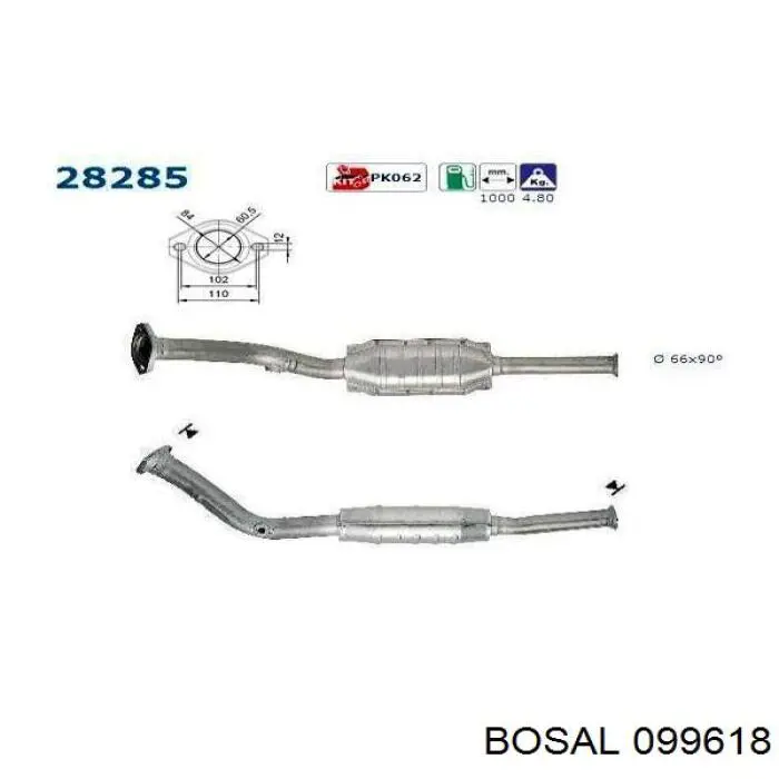 Comprar 1609164180 Peugeot/Citroen Catalizador