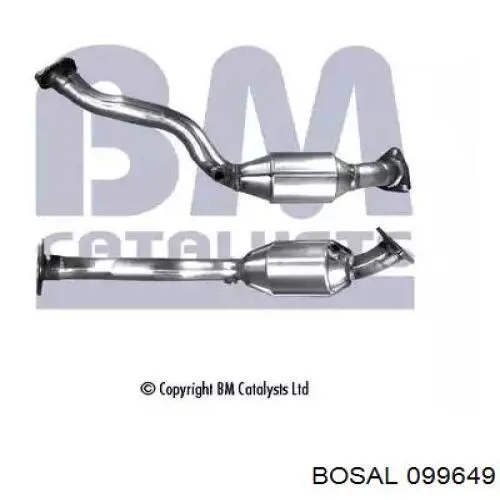 Silenciador de escape delantero  Bosal 286077