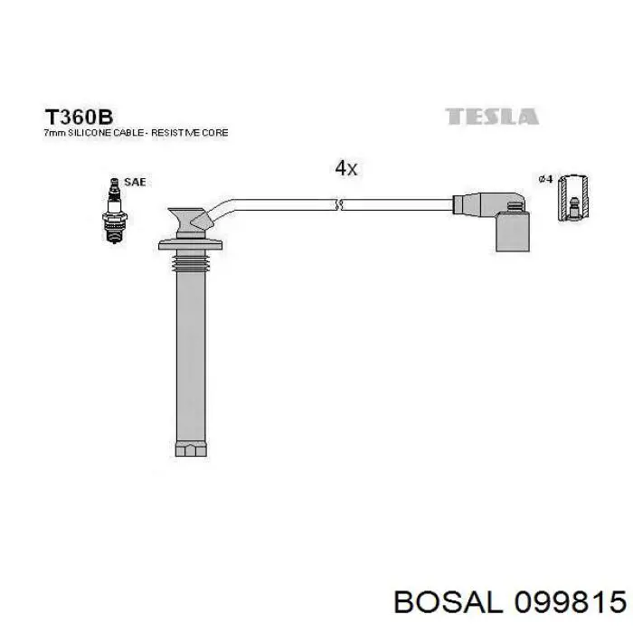 099815 Bosal catalizador