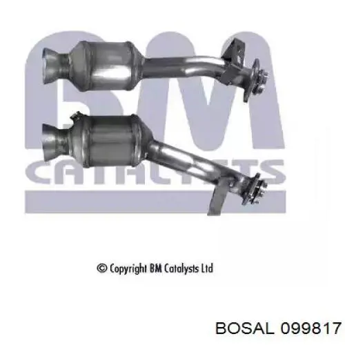 Convertidor catalítico Bosal 099817