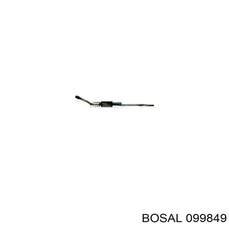 1609167080 Peugeot/Citroen tubo de admisión del silenciador de escape delantero