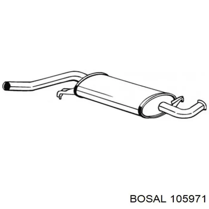 Comprar 4A0253409A VAG Silenciador central