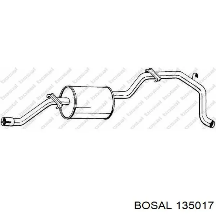 Comprar 1726NT Peugeot/Citroen Silenciador trasero