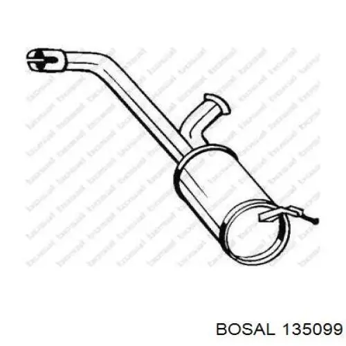 Silenciador trasero Peugeot/Citroen 173055 precio, desde 89,22 EUR