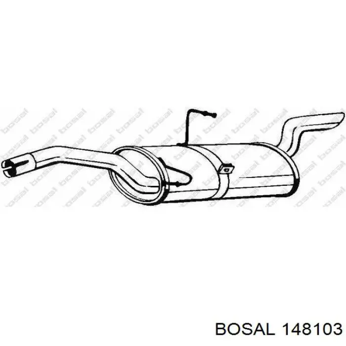 Silenciador trasero Fiat/Alfa/Lancia 71765110 precio, desde 89,09 EUR