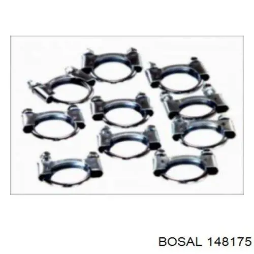 148175 Bosal silenciador posterior