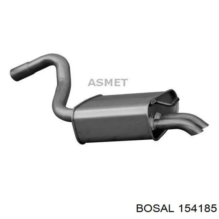 154-185 Bosal silenciador del medio