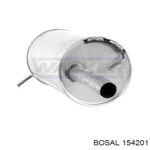 154-201 Bosal silenciador posterior