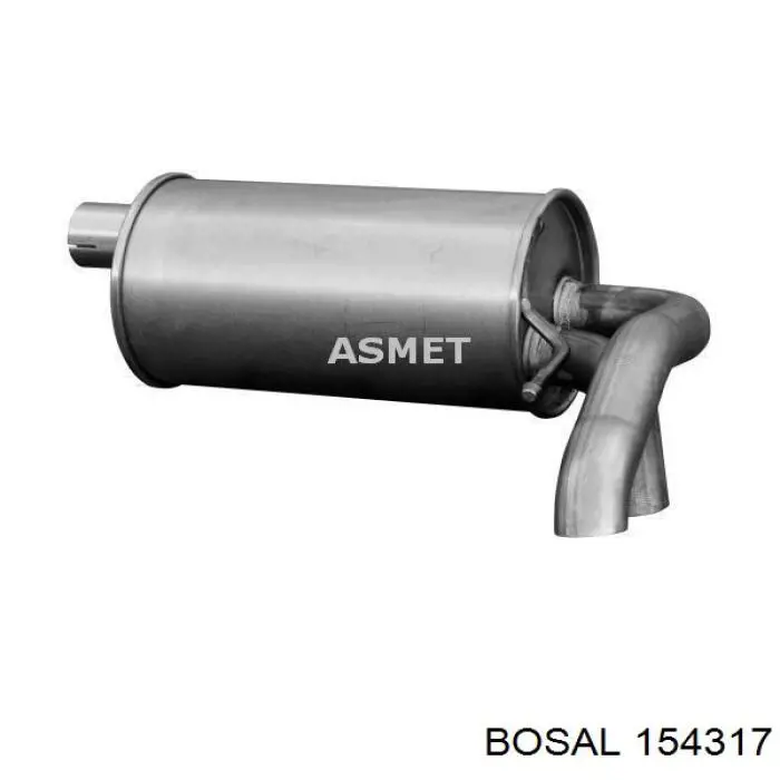 Comprar 7M3253609E VAG Silenciador trasero