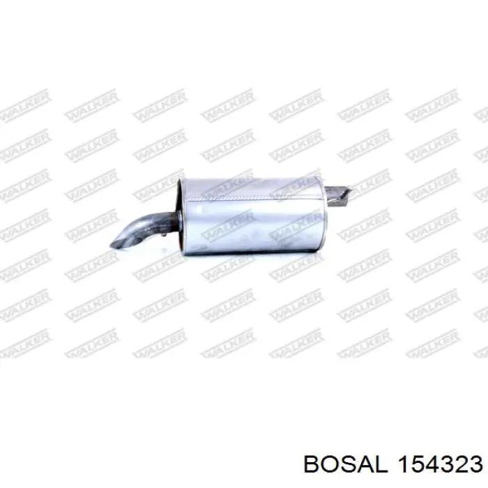 154-323 Bosal silenciador posterior