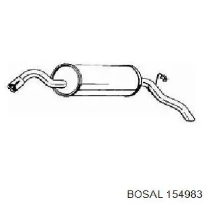 Comprar 6812221 Ford Silenciador trasero