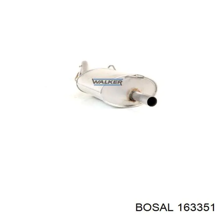 163351 Bosal silenciador posterior