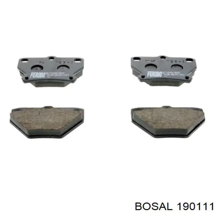BS 190-343 Bosal silenciador posterior