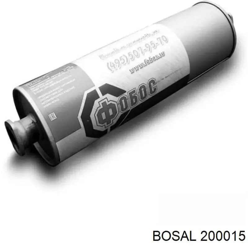 Comprar 200015 Bosal Silenciador trasero