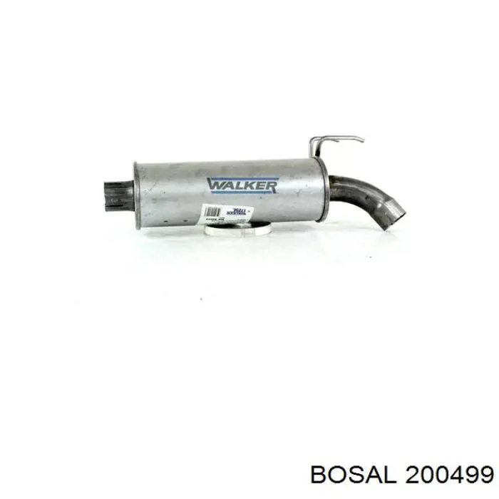 Silenciador trasero 200499 Bosal