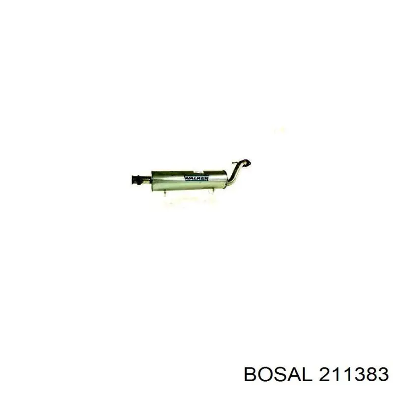 211-383 Bosal silenciador posterior