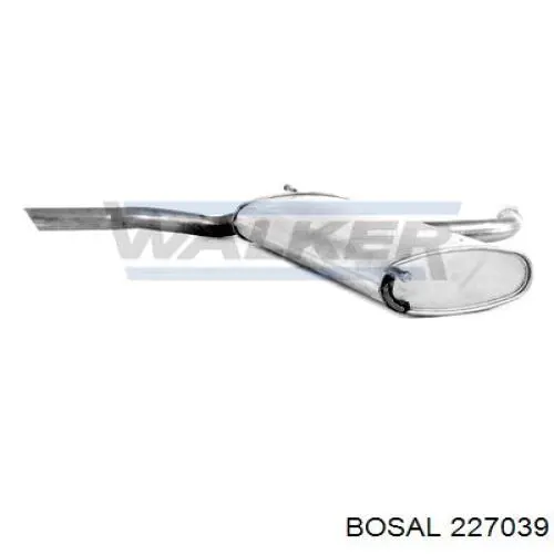 Silenciador trasero Bosal 227039 precio, desde 95,00 EUR
