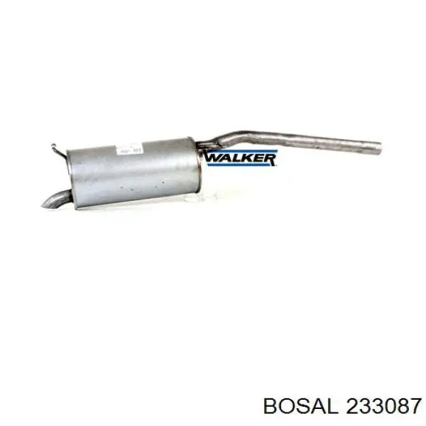 Silencioso trasero Bosal 233087