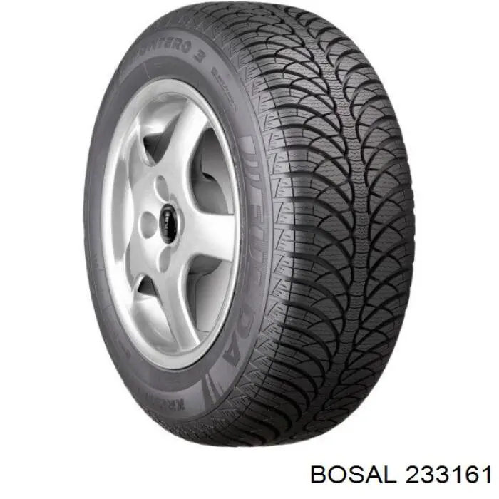 Silencioso trasero Bosal 233161