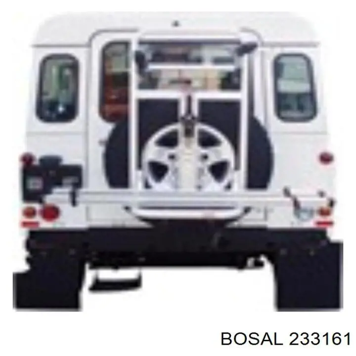 233161 Bosal Silenciador trasero