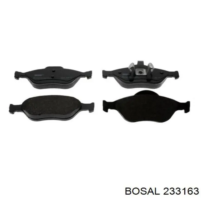 Silencioso trasero Bosal 233163