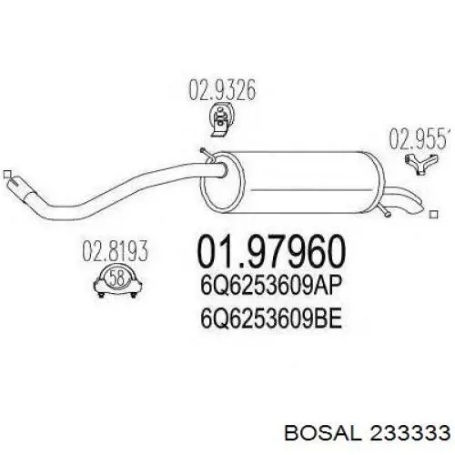 BS233333 Bosal