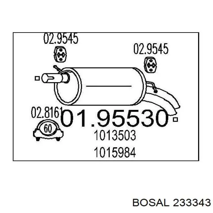 Silenciador trasero Seat Alhambra monovolumen (7V8, 7V9) (1996 - 2010) precio, desde 292,19 EUR