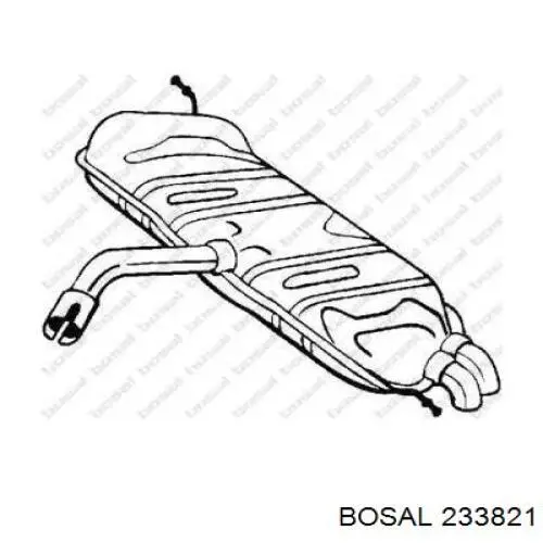 Silenciador trasero Polmostrow 30617 precio, desde 104,62 EUR