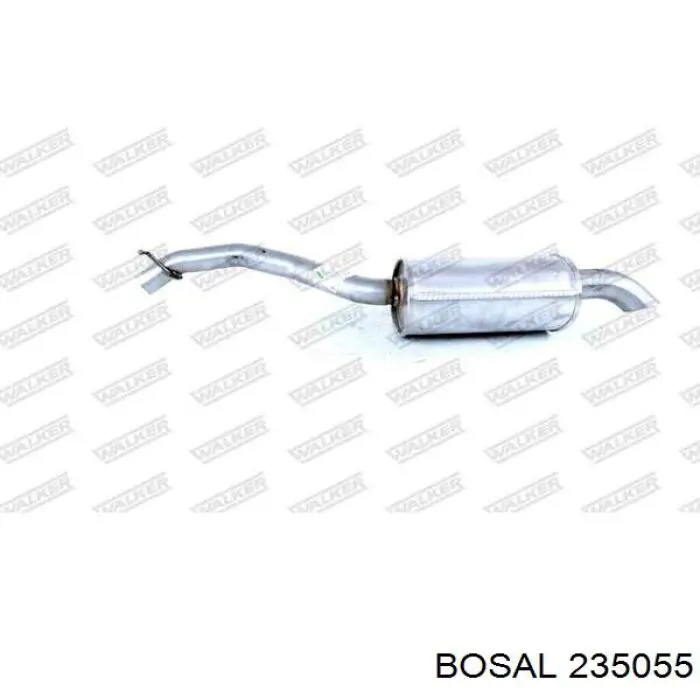 235055 Bosal silenciador posterior