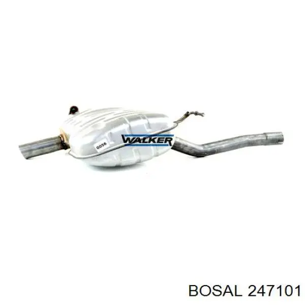 247-101 Bosal silenciador posterior