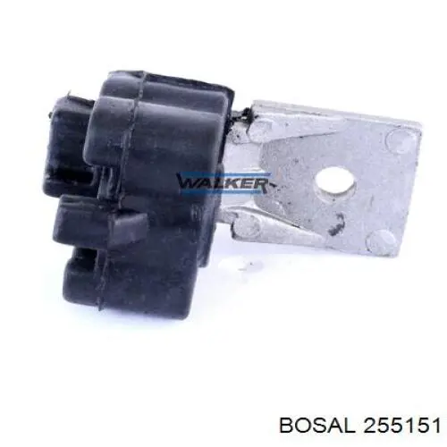 Soporte escape 4125 Metalcaucho