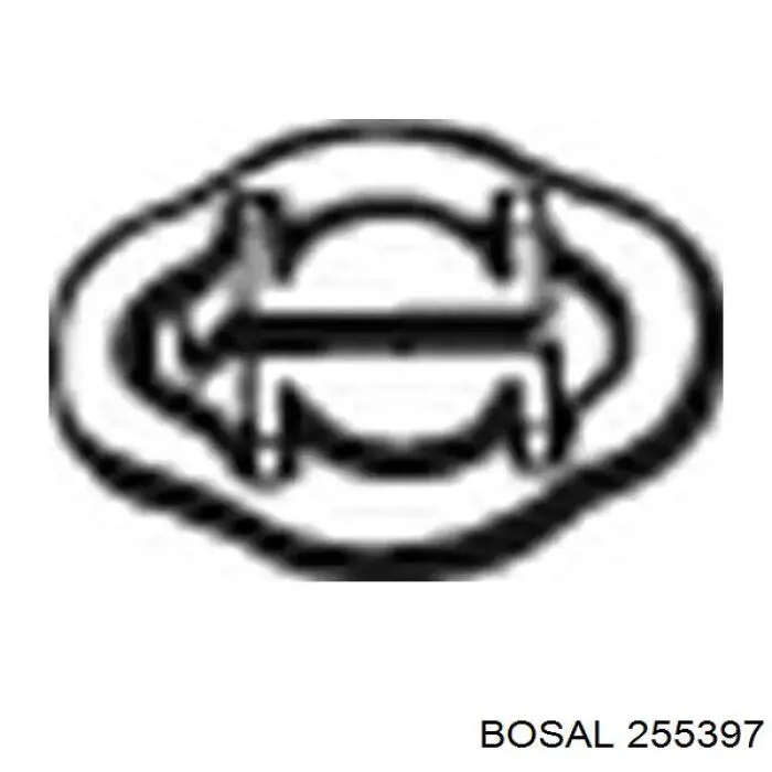 Soporte escape T402721 STC