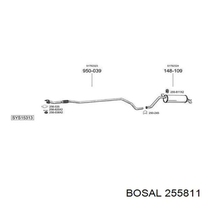 255811 Bosal