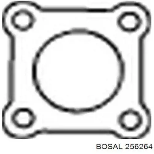 Junta de sistema de escape para Mitsubishi Galant IV A16