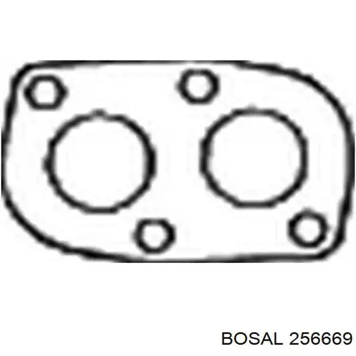 256669 Bosal junta, tubo de escape silenciador